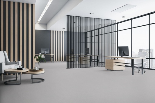 Verlegebild – Contract 70 Ecolay Looselay XL Stone  – Terrazzo Light Grey