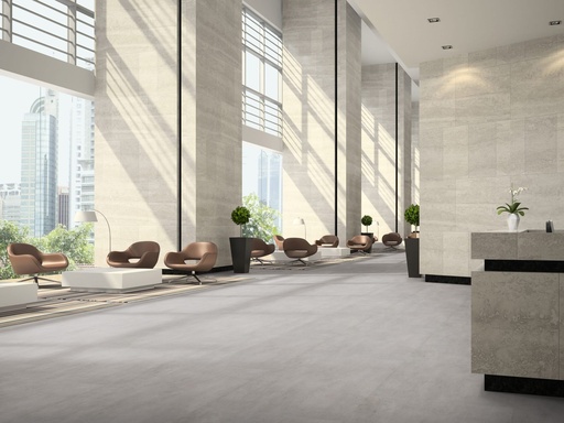 Verlegebild – Contract 70 Ecolay Looselay XL Stone  – Scratched Concrete Pearl