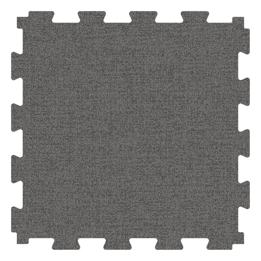 Produktbild – Loom Lock Hybrid Vinyl Fliesen – Melange Dark Grey