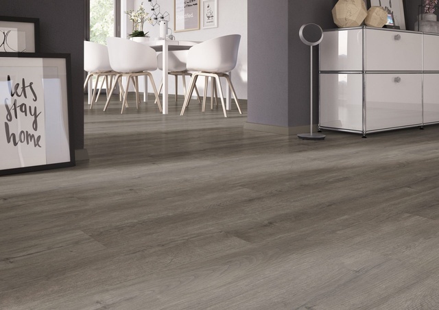 Verlegebild Home 30 Solide Eco Click Wood Manor Oak natural Dark, Klick-Vinyl: schwimmend verlegte Designdielen