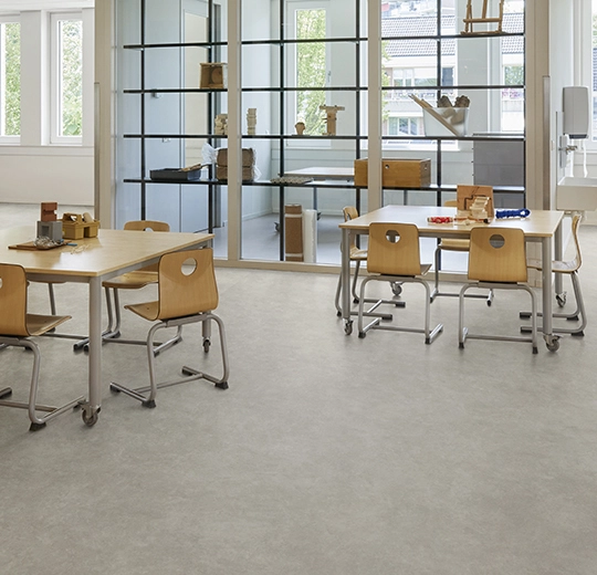Verlegebild – heterogener Vinylbelag, Eternal Next – fossil stucco
