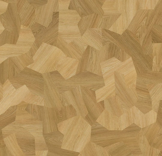 Produktbild – heterogener Vinylbelag, Modul UP Compact – contrasted shaped wood