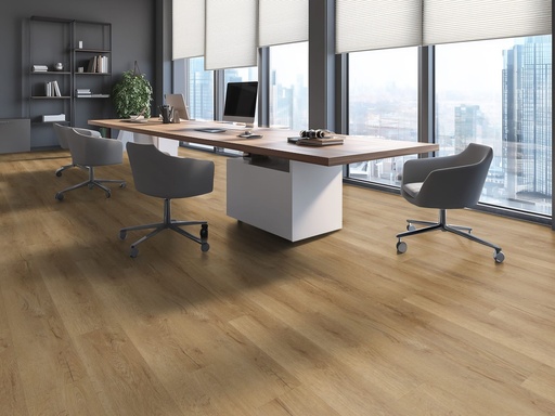 Verlegebild – ECO Acoustic 55 Dryback Wood – Bavarian Oak Honey