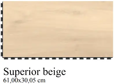 Produktbild – Biteo Industriefliese – Superir beige
