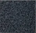 Eingangsmatte Spaghettimatte Kringelvelours Outdoor – Grigio Fumo / 1,22m