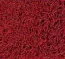 Eingangsmatte Spaghettimatte Kringelvelours Outdoor – Rosso/Bordeaux / 1,22m