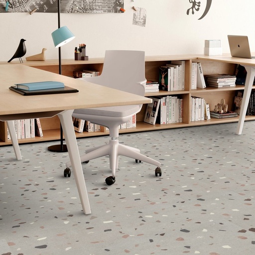 Verlegebild – Art and Science Experiment Terrazzo PVC freie Design Diele  – Natural