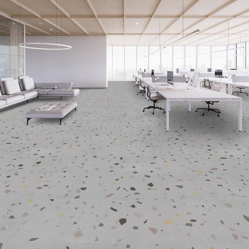 Verlegebild – Art and Science Experiment Terrazzo PVC freie Design Diele  – Refresh