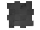 Lederelemente Boxer Braid  – Black