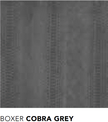 Lederfliesen Boxer Kaiman, Cobra, Ray – COBRA GREY