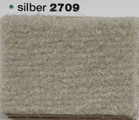 Mawi Multicolor Uni gebördelt  – silber