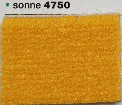 Mawi Multicolor Uni gebördelt  – sonne