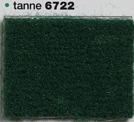 Mawi Multicolor Uni kantenbeschnitten   – tanne