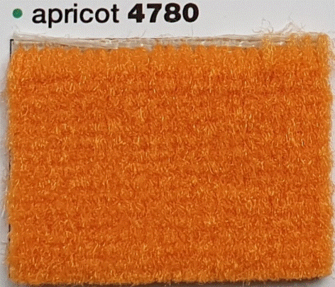 Mawi Multicolor Uni kantenbeschnitten   – apricot