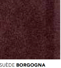 Acoustic Leder Broom Vintage Raw Original   – SUÈDE BORGOGNA