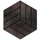 Acoustic Leder Hexagon Tundra  – Clay