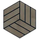 Acoustic Leder Hexagon Tundra  – Stone