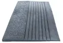 Industriefliesen Rampe Fast – Schwarz / Glatt