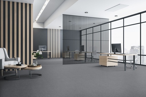 Verlegebild – Loom Lock Hybrid Vinyl Fliesen – Melange Black