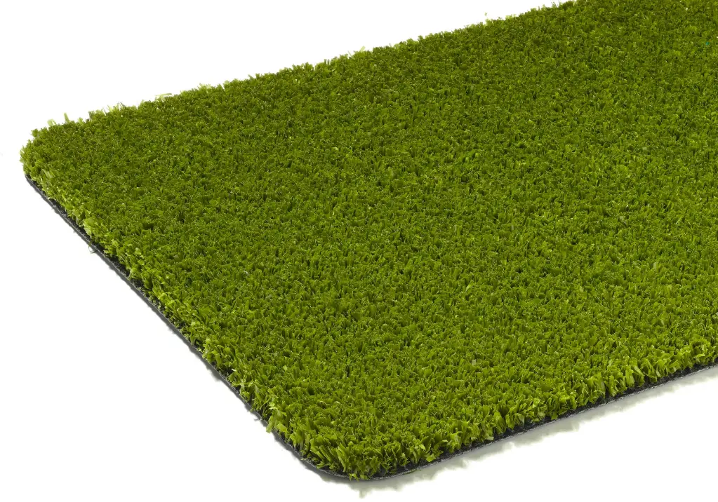Produktbild – Tennis Rasenteppich Matchpoint 15 grün, rot – 3,72m / Olivegrün