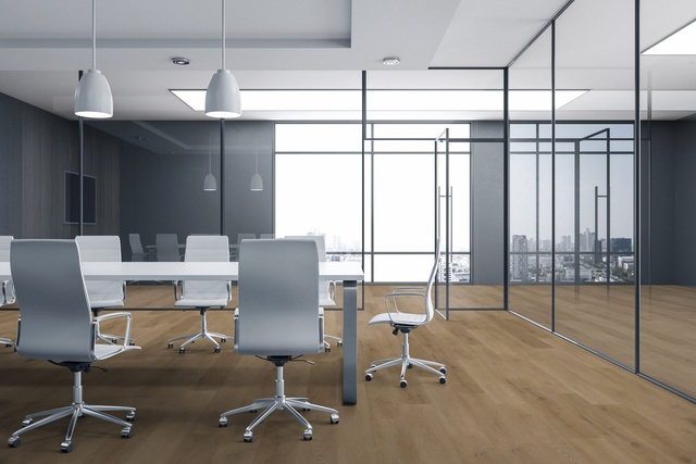 Verlegebild Workshop 55 Concept Click Wood Prestige Oak Light amber, Klick-Vinyl: schwimmend verlegte Designdielen