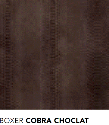 Produktbild – Lederfliesen Boxer Kaiman, Cobra, Ray – Cobra Chocolat