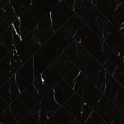 Produktbild – Maximus Dryback Herringbone Large Black Marble