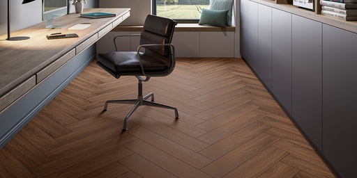 Verlegebild – Maximus Dryback Herringbone Large Bella Noce Walnut