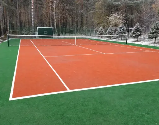 Produktbild – Tennis Rasenteppich Matchpoint 15 grün, rot
